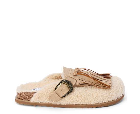 BEACH by Matisse Sundown Womens Round Closed Toe Mules, 6 Medium, White
