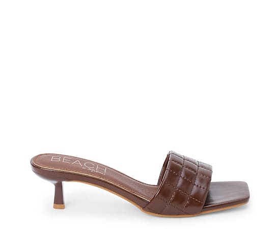 BEACH by Matisse Rosanna Womens Square Closed Toe Mules, 7 Medium, Brown