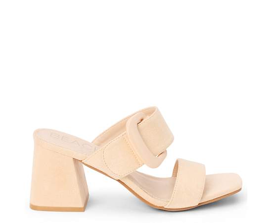 BEACH by Matisse Sally Womens Square Closed Toe Mules, 9 Medium, White