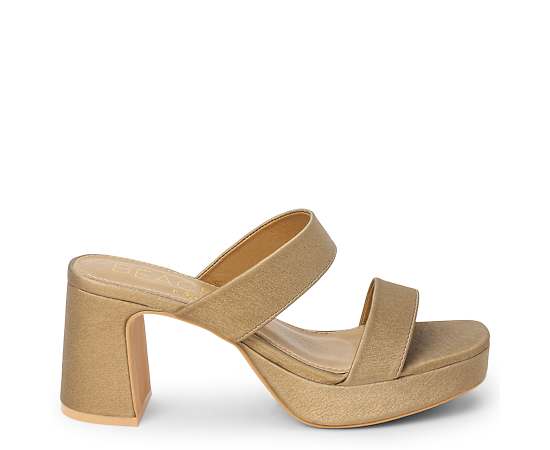 COCONUTS BY Matisse Womens Delancey Block Heel, 7 Medium, White