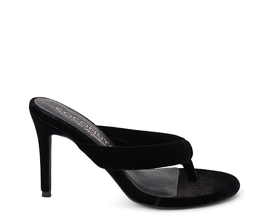 COCONUTS BY Matisse Womens Calvin Heeled Sandals, 8 Medium, Black