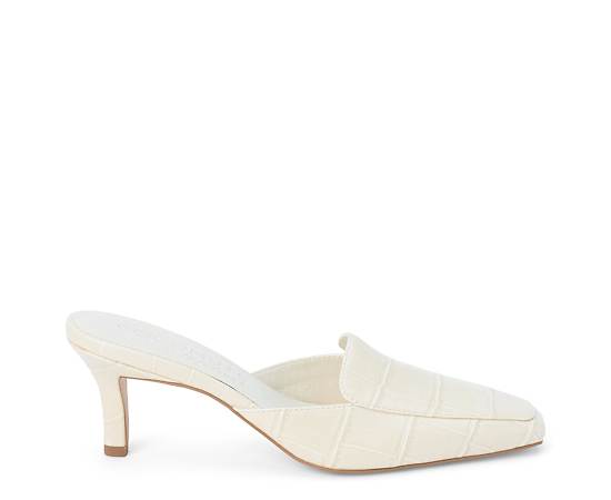 Coconuts by Matisse Davey Mule - Ivory croc