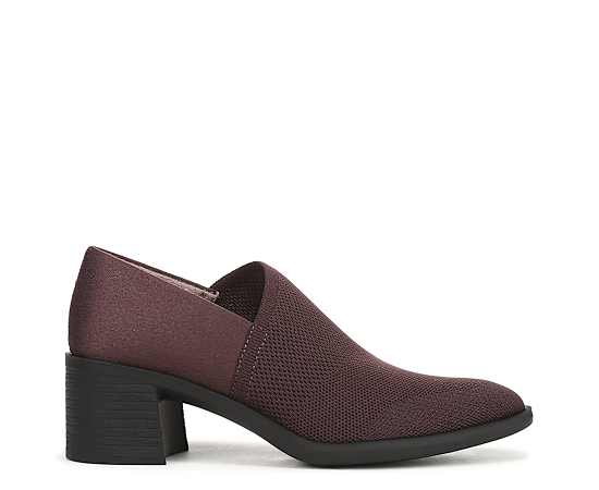 Bzees For LifeStride Jarrett Shootie Boots (Chocolate Plum Knit Fabric) 8.5 W