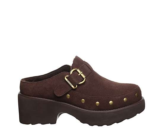 Bearpaw Women's Falyn Platform Buckle Clogs - Chicory