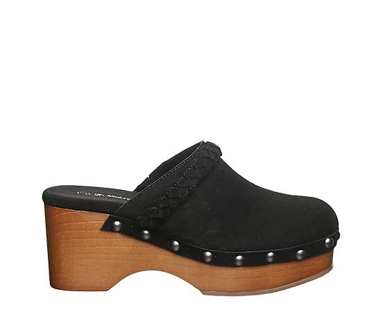 Bearpaw Women's Cossette Slip-On Clogs - Black