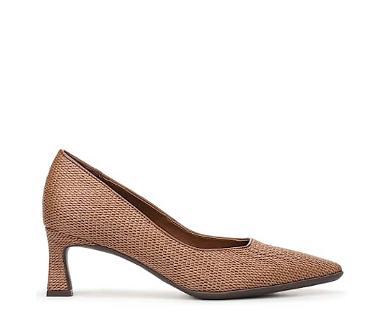 Naturalizer Women's Tylan Pointed Toe Pumps - Walnut Brown