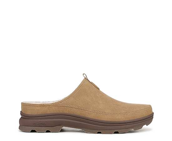 Ryka Belfast Mules Honey Brown Suede Leather 12.0 W Slip On