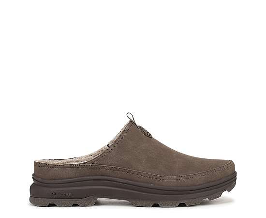 Ryka Belfast Mules Java Brown Suede Leather 9.0 M Slip On