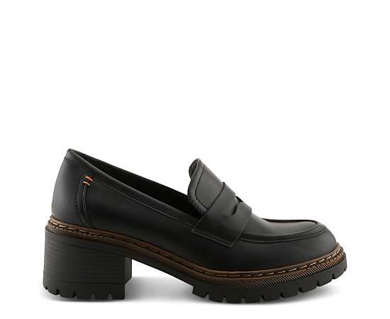 Womens Patrizia Sahilly Block Heel Loafers