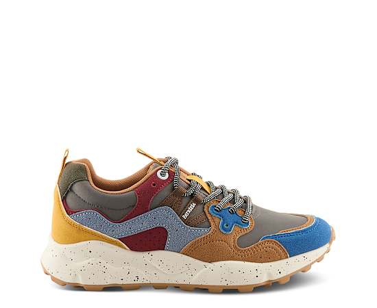 Patrizia Women's Flying Fashion Athletic Sneaker with Lace-Up Closure - Blue multi