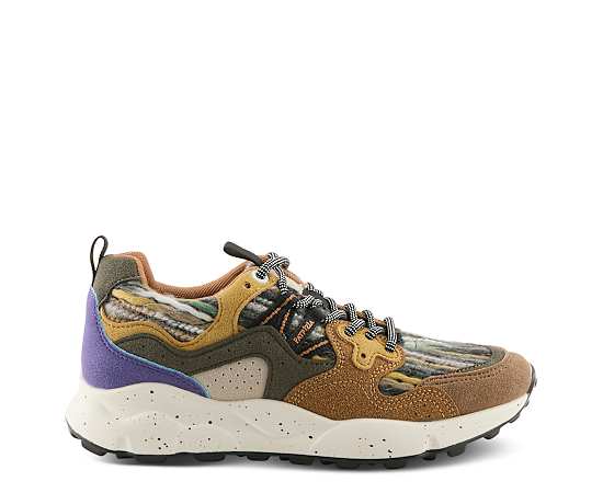 Patrizia Women's Flying Fashion Athletic Sneaker with Lace-Up Closure - Black multi
