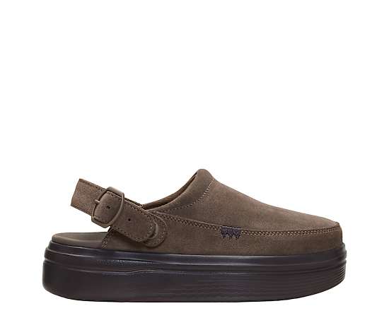 HEYDUDE | Women's Casual | Austin Lift Clog - Chocolate Chip/Multi | Size 5
