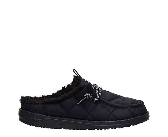 HEYDUDE | Women's Shoes | Wendy Slip Camp Nylon - Black/Black | Size 6