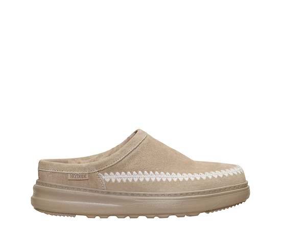 Hey Dude Women's Remi Toastee Suede Clogs, Size 6, Aluminium/Multi
