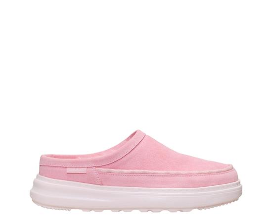 HEYDUDE | Women's Casual | Remi Toastee Clog Suede - Pink/Pink | Size 9