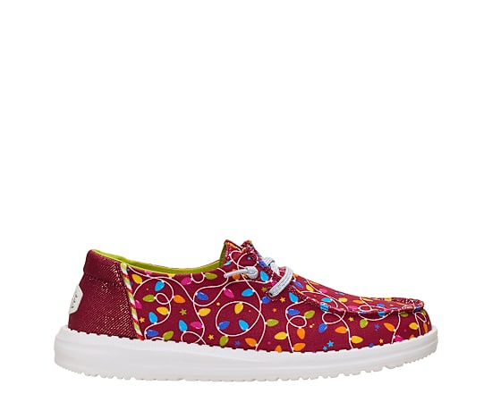 HEYDUDE-WOMENS WENDY HOLIDAY LIGHTS SLIP ON SNEAKER