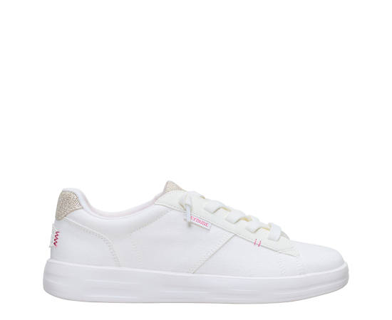HEYDUDE | Women's Casual | Karina Duo Coastal - Coconut White | Size 11
