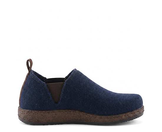 Flexus Stepin Slip-on Loafers with Cushioned Comfort - Navy