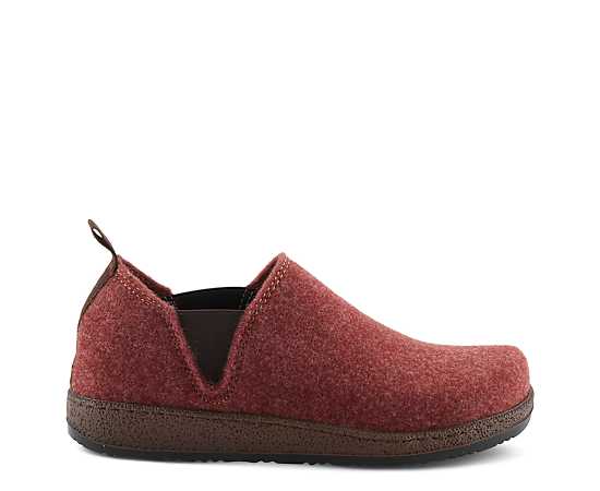Flexus Stepin Slip-on Loafers with Cushioned Comfort - Rust