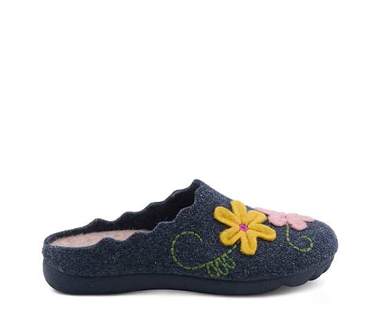 Womens Flexus(R) by Spring Step Roseburg Embroidery Slippers