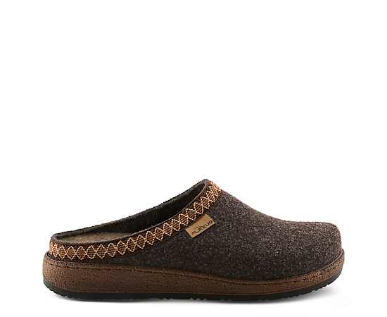 Flexus Women's Snuggee Slides with Removable Insole - Dark brown