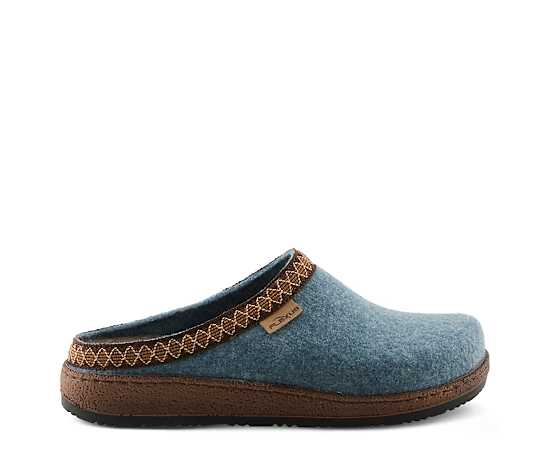 Flexus Women's Snuggee Slides with Removable Insole - Denim blue