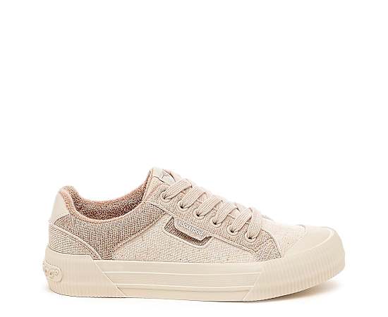 Cheery Taupe Jersey Color Block Sneakers