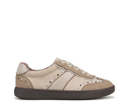Blowfish Malibu Women's Tastic 2 Round Toe Sneakers - Wax Paper Faux Suede