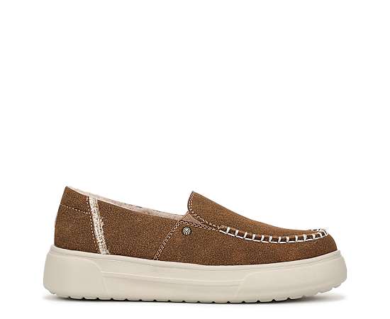 Blowfish Malibu Women's Seabright Slip-On Loafers - Scotch Faux Suede