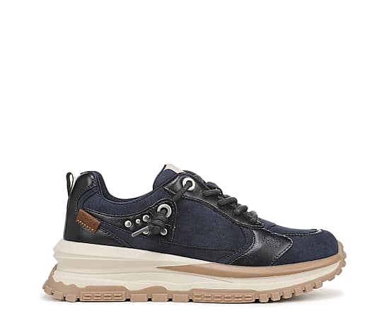 Blowfish Malibu Women's Leotina Slip-On Sneakers - Navy Blue Faux Leather