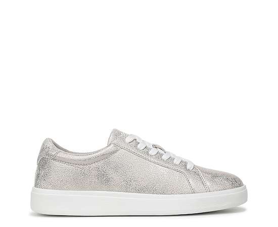 Dr. Scholl's Women's Vivienne Lace-Up Sneakers - Gold Faux Leather