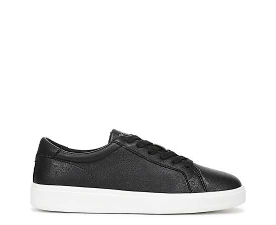 Dr. Scholl's Women's Vivienne Lace-Up Sneakers - Black Faux Leather
