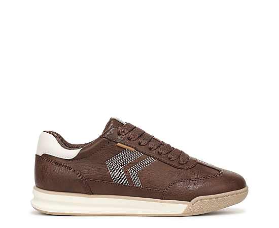 Dr. Scholl's Women's Throwback Retro Lace-Up Sneakers - Walnut Brown