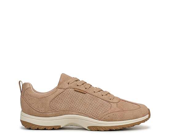 Dr. Scholl's Women's Ruby Sneaker Shoes Cuban Sand Microsuede DRSCH 9.5 M