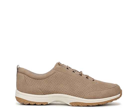 Dr. Scholl's Women's Ravish Lace-Up Sneakers - Toasted Taupe Faux Leather
