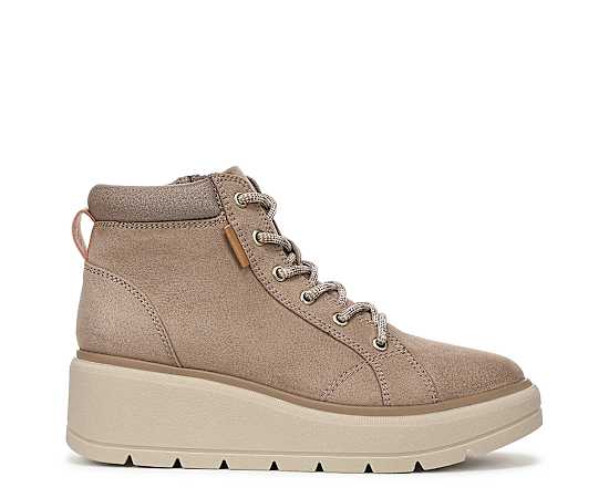Dr. Scholl's Women's Nice Day Max Alpine Ankle Boot Mocha Taupe Microsuede DRSCH Brown Mocha 8.5 M