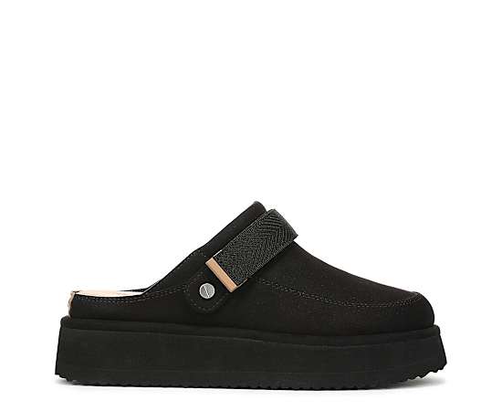 Dr. Scholl's Women's Chill Out Slip-On Mule Clogs - Black Microsuede