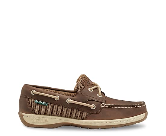 Eastland Solstice Womens Boat Shoes, 8 Medium, Brown