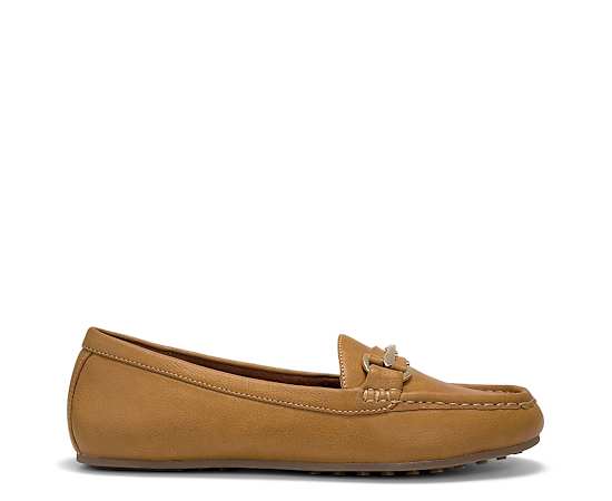 Aerosoles Women's Day Drive Loafers - Camel Faux Leather