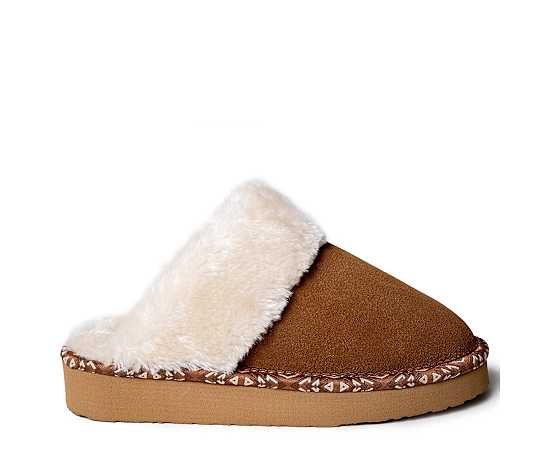 MINNETONKA-WOMENS CERISE SLIPPER
