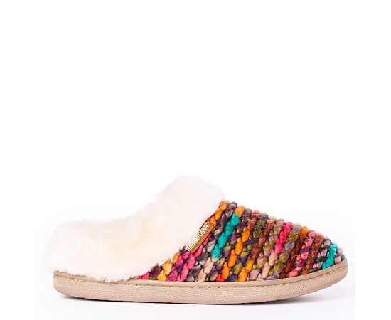 Minnetonka Women's Dina Clog Slippers - Knit multi