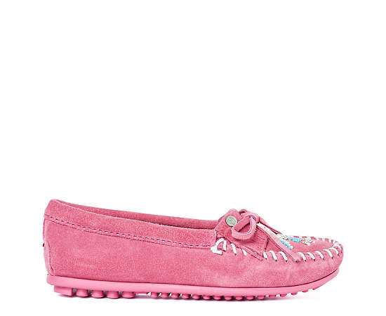 Minnetonka Women's Thunderbird "Animikii" Moccasins - Pink