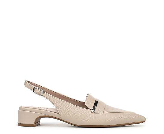 Naturalizer Women's Sloane Slingback Pumps - Autumn Beige Faux Leather