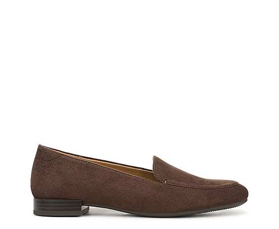 Naturalizer Women's Dahlia Slip-on Loafers - Chocolate Brown Microfiber