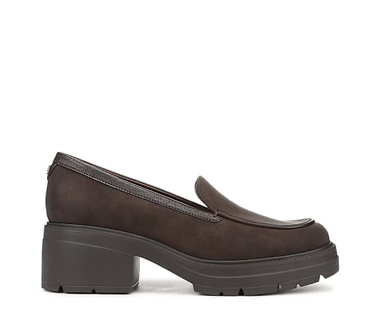 Naturalizer Women's Luly Slip-On Loafers - Dark Brown Faux Leather