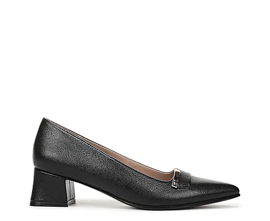 Naturalizer Women's Avani Slip-On Pumps - Black Faux Leather