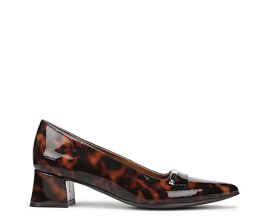 Naturalizer Women's Avani Slip-On Pumps - Tortoise Brown Faux Leather