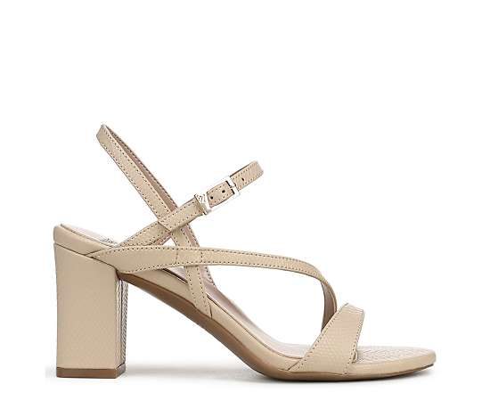 Naturalizer Women's Hara Strappy Sandals - Beige Snake Print Faux Leather