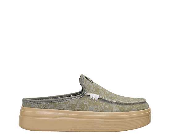 HEYDUDE | Women's Casual | Austin Lift Classic - Tea Leaf Camo | Size 12