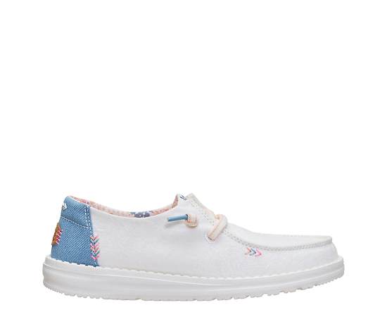 HEYDUDE | Women's Casual | Wendy Floral Boho - White | Size 9